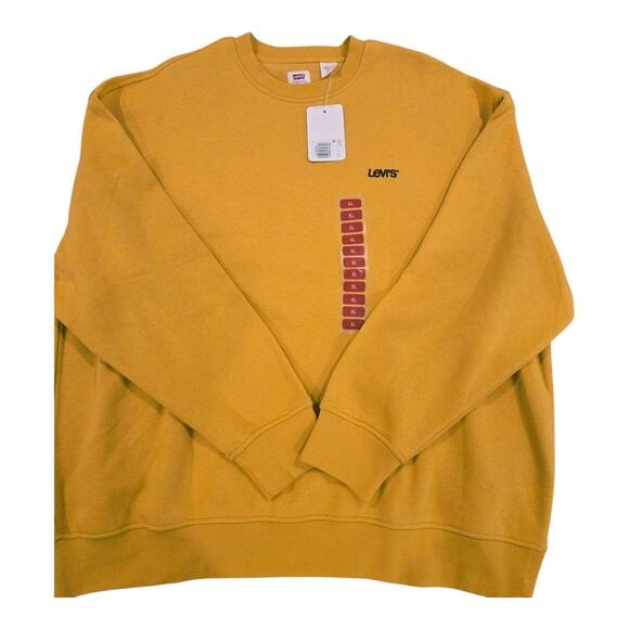 NWT Levi's Embroidered Logo Men Crew Neck Sweatshirt - Picture 2 of 4